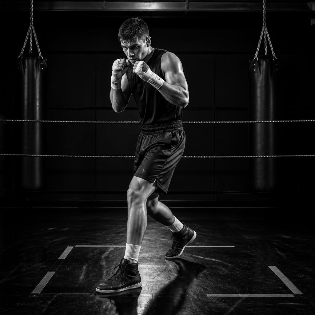 REIGN athlete wearing performance apparel in a boxing gym
